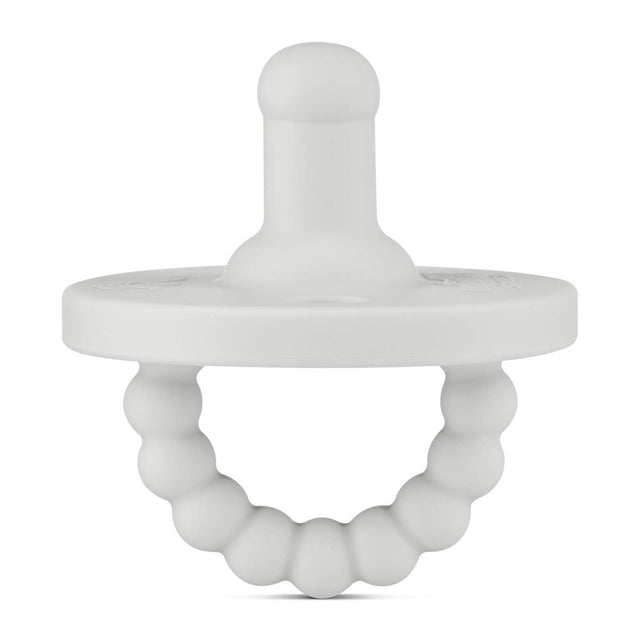 Cutie PAT Round Pacifier Stage 2 - Grey - HoneyBug 