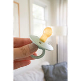 Itzy Soother™ Natural Rubber Pacifier Set - Mint/White - HoneyBug 