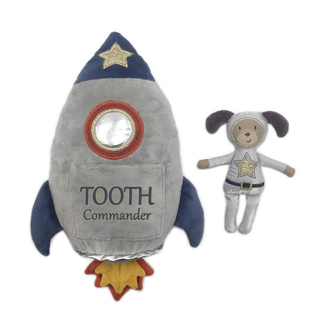 Spaceship 'Tooth Commander' Pillow And Doll Set - HoneyBug 