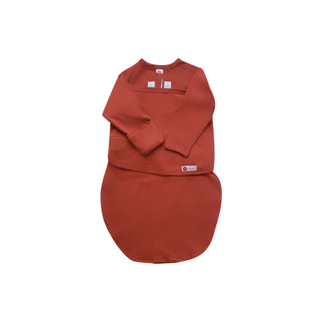 Rust | Starter Swaddle with Long Sleeves - HoneyBug 