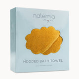 Organic Cotton Hooded Towel - Mustard - HoneyBug 