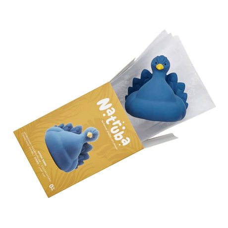 Natural Rubber Bath Toy Peacock - Blue - HoneyBug 