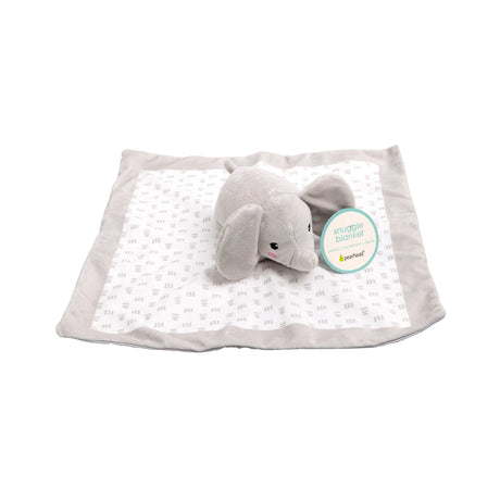 Elephant Lovey Blanket - Gray - HoneyBug 