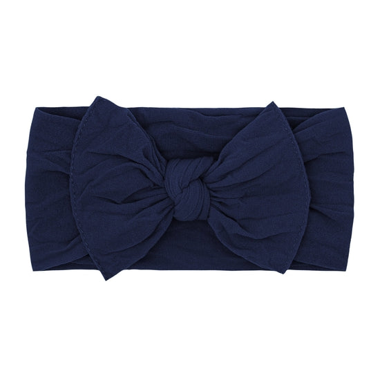 Knot Bow - Navy - HoneyBug 