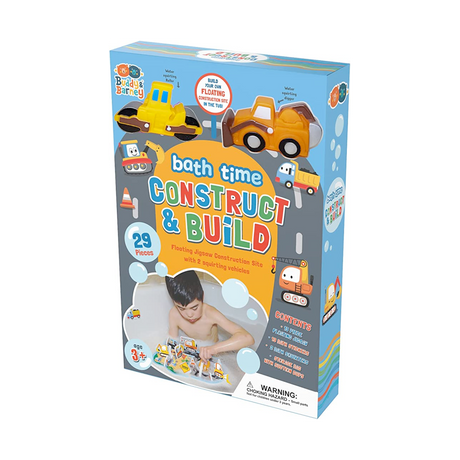 Bath Time Construct & Build Activity Set - HoneyBug 