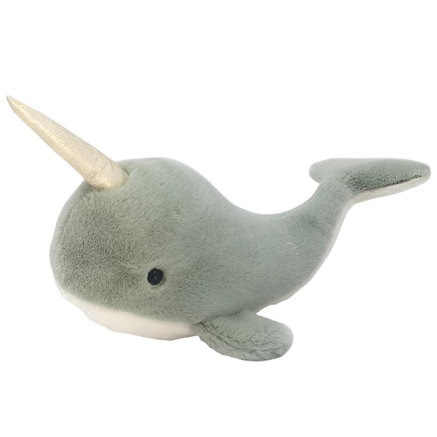 'Nico' Narwhal Plush Toy - HoneyBug 