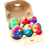 Rainbow Egg Crayons - 6 Rainbow Egg Set - HoneyBug 