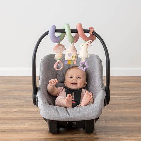 Itzy Bitzy Car Seat Activity Spiral - Pastel - HoneyBug 