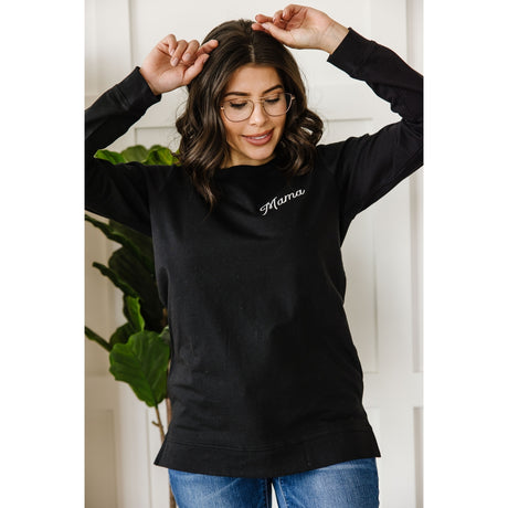 Mama Embroidered Women's Tee - HoneyBug 