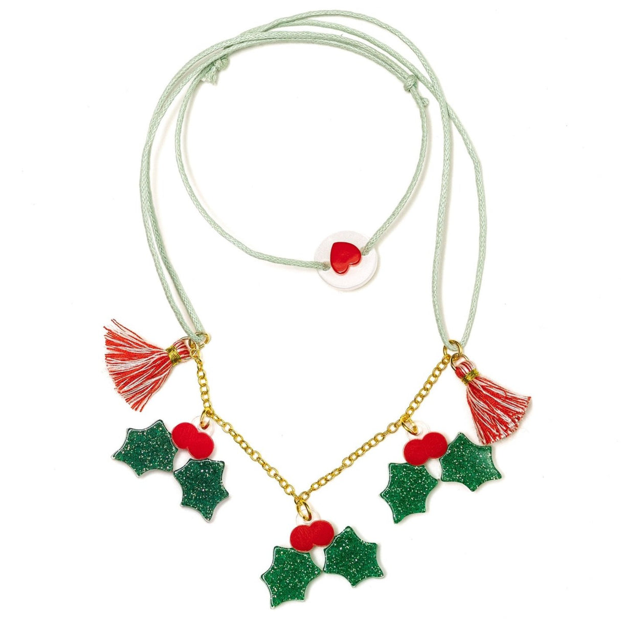 Mistletoe Xmas Necklace - HoneyBug 