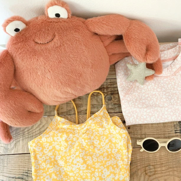 'Caldwell' Crab Plush Toy - HoneyBug 