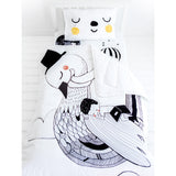 Swan Toddler Comforter - HoneyBug 