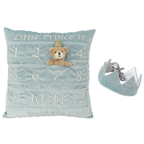 Prince First Year Pillow & Crown Gift Set - HoneyBug 