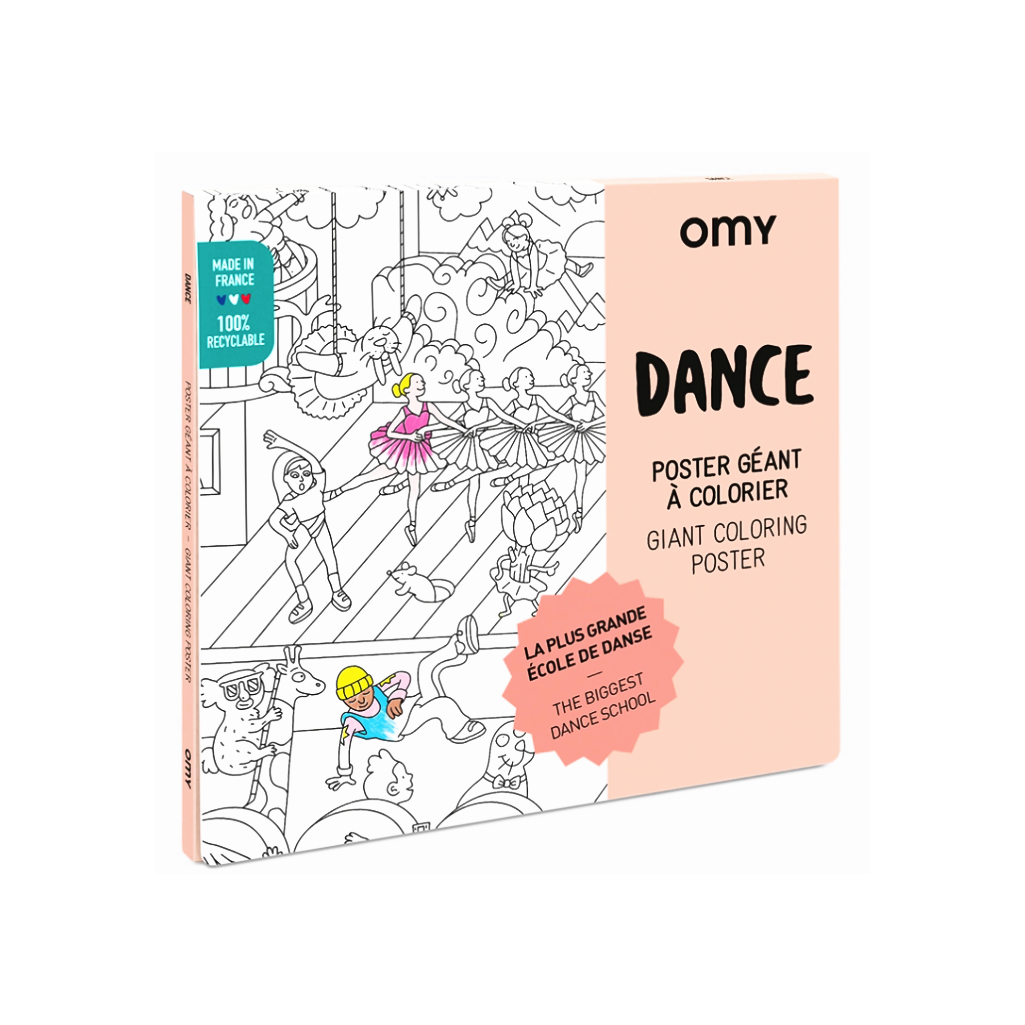 Dance Coloring Poster - HoneyBug 