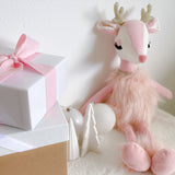 'Freija' The Pink Reindeer Doll - HoneyBug 