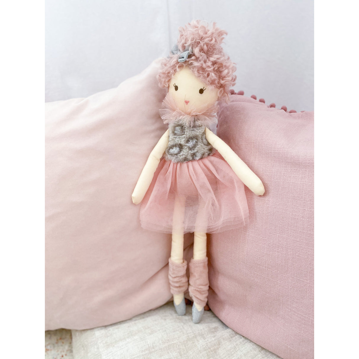 'Lola' Leopard Ballerina Doll - HoneyBug 