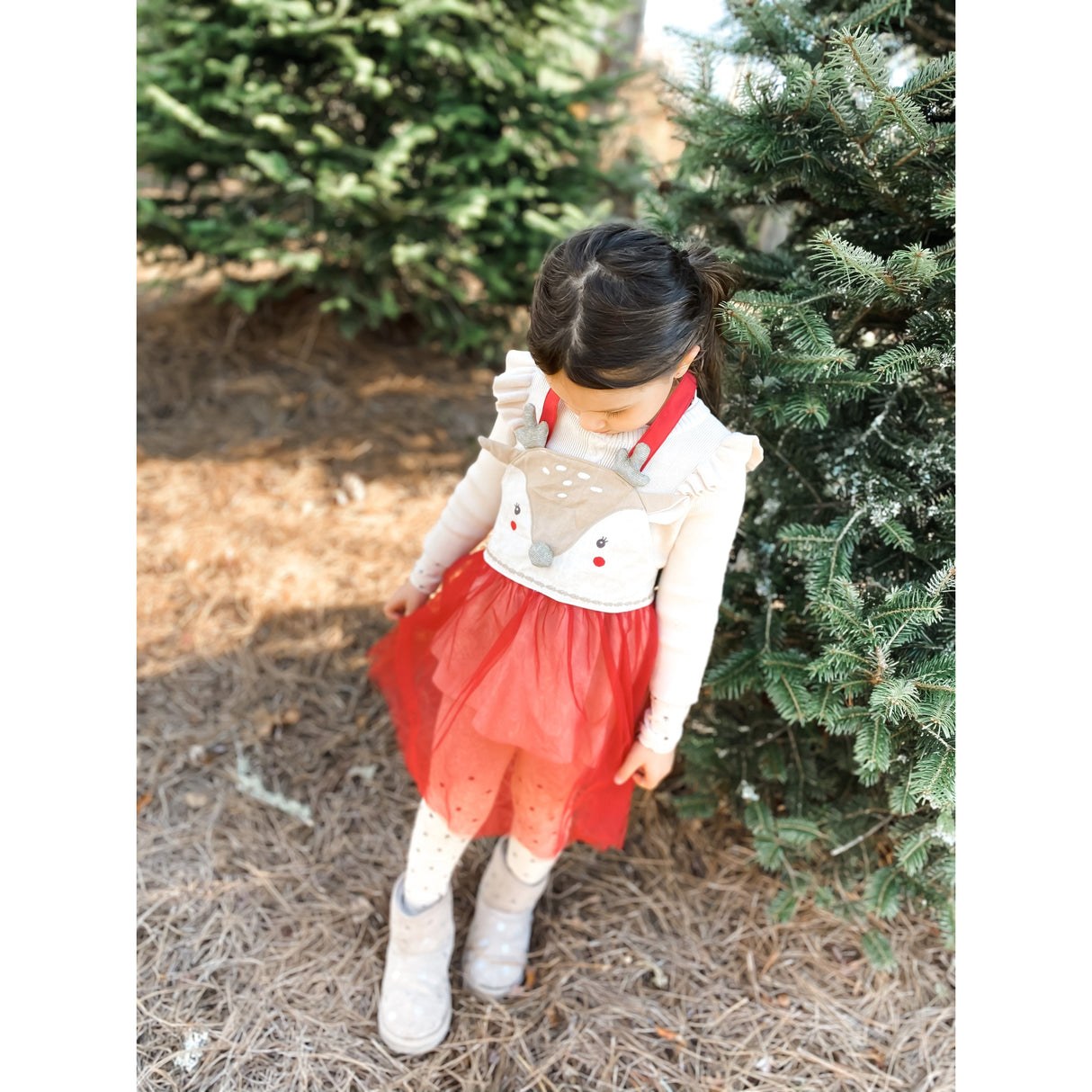 Merry Reindeer Play Apron - HoneyBug 