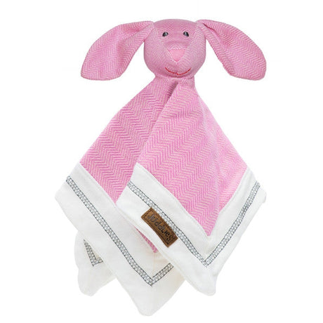 Organic Cottage Collection - Rabbit Lovey (Sunset Pink) - HoneyBug 