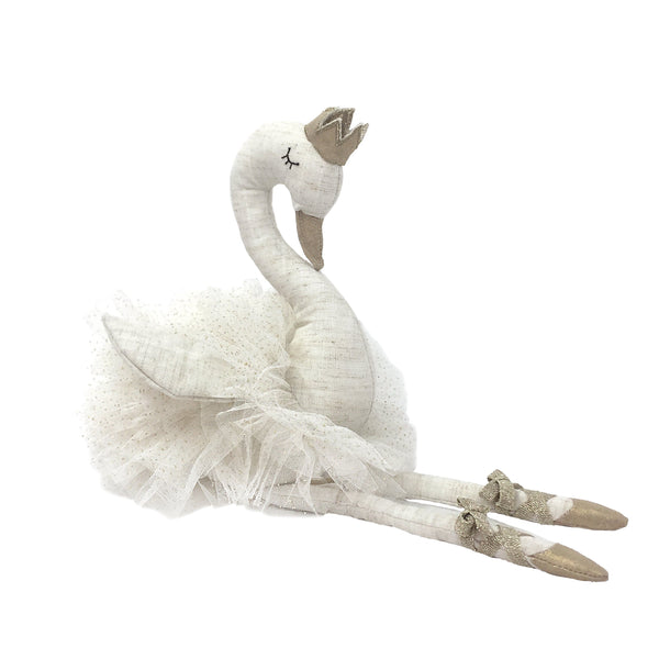Layla Swan Ballerina Doll - HoneyBug 