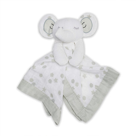 Muslin Lovey - Grey Elephant - HoneyBug 