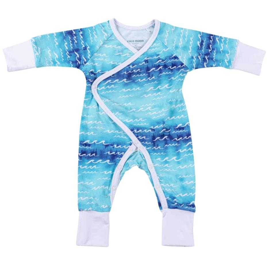 Nalu Bamboo Newborn Coverall - HoneyBug 