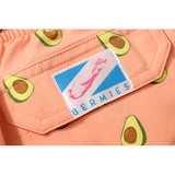 Pink Avocado - Kids Swim Trunks by Bermies - HoneyBug 