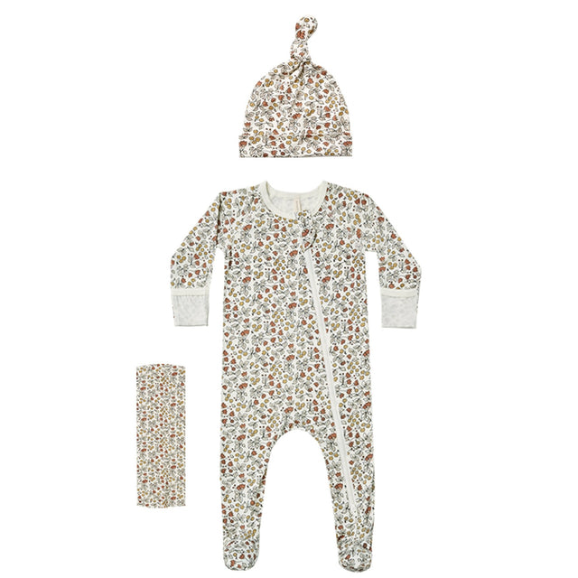 Bamboo Layette Set | Fleur - HoneyBug 