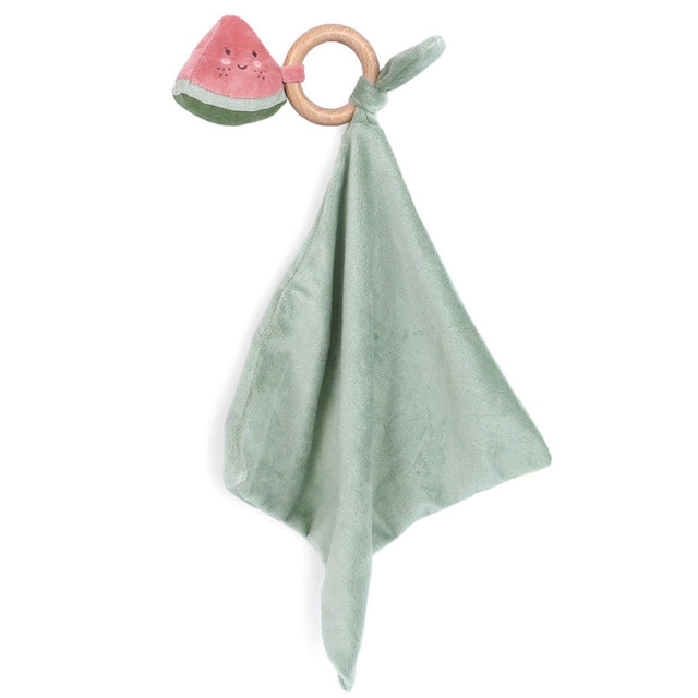 Water Melonie Wood Teether Security Blankie - HoneyBug 