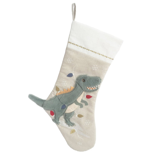 Festive Dino Stocking - HoneyBug 