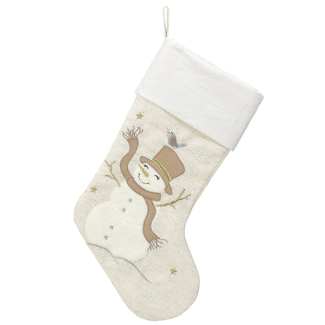 Nordic Snowman Stocking - HoneyBug 