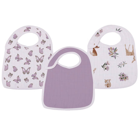 Mountain Meadow Snap Bibs Set - HoneyBug 