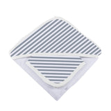 Finley Stripe Bamboo Hooded Towel and Washcloth Set - HoneyBug 