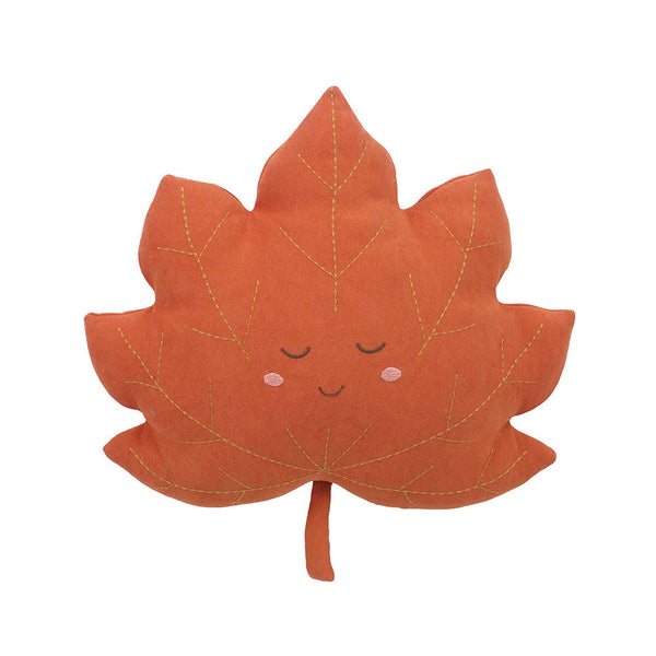 Maple Leaf Accent Decor Plush Pillow - HoneyBug 