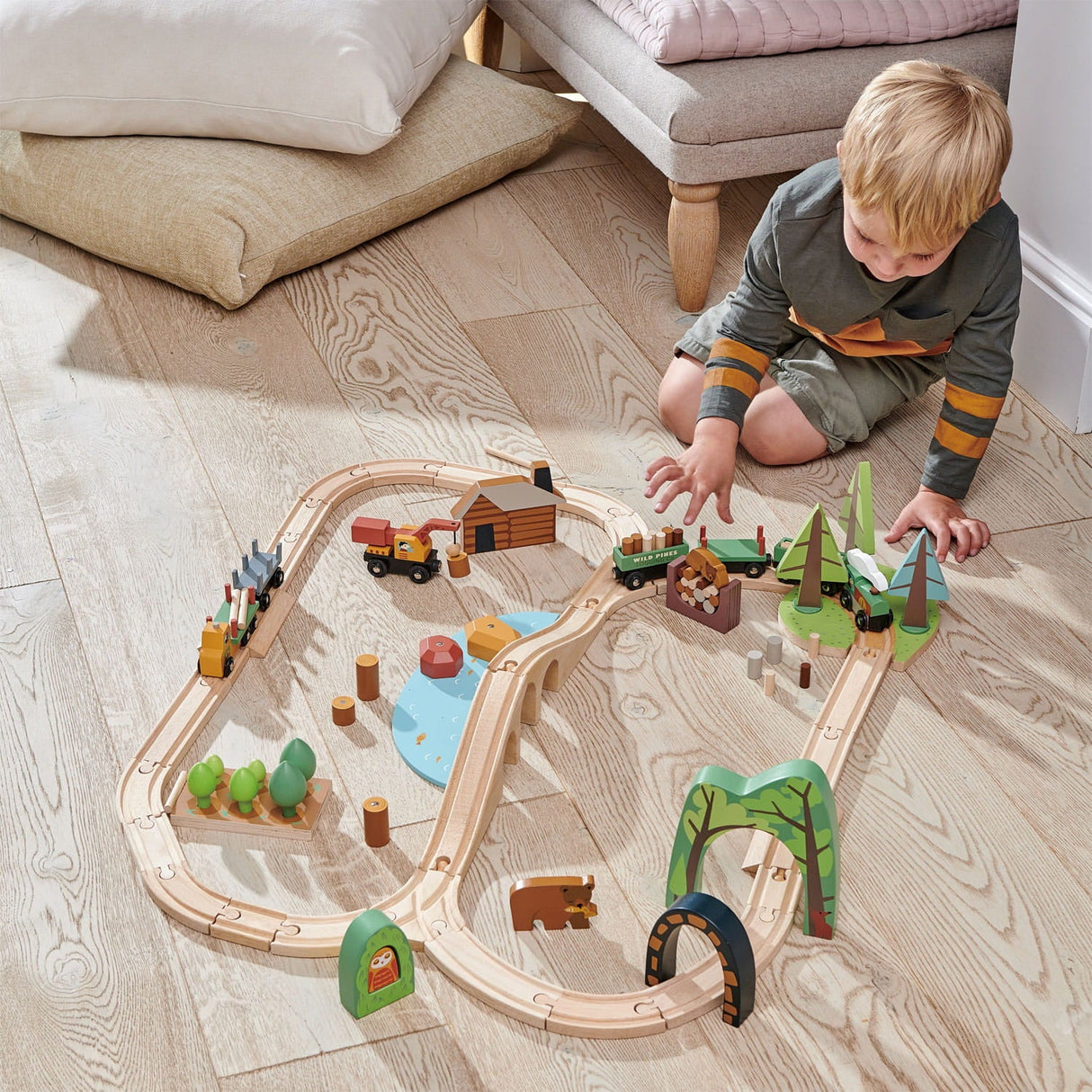 Wild Pines Train Set - HoneyBug 