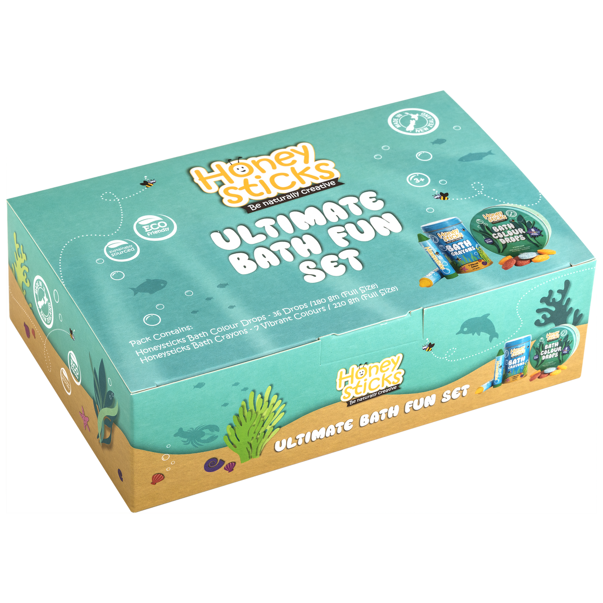 Ultimate Bath Fun Set by Honeysticks USA - HoneyBug 