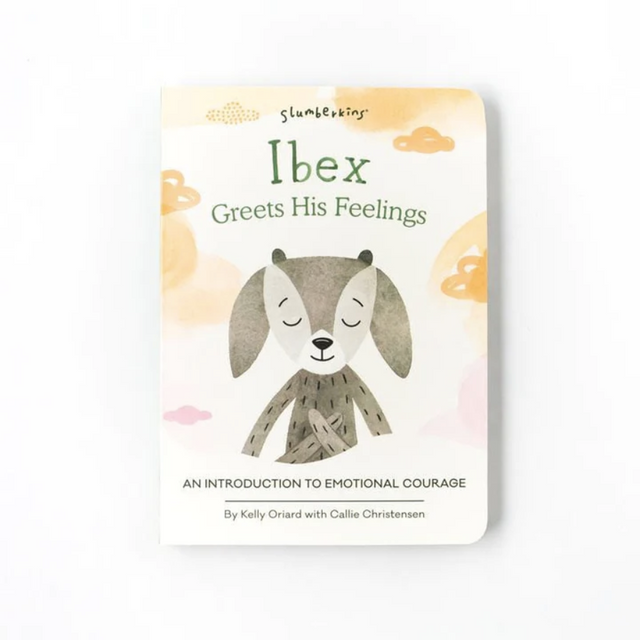 Ibex Greets His Feelings Board Book - HoneyBug 