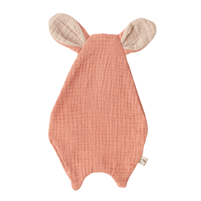 Muslin Bunny Lovey - Pale Pink - HoneyBug 