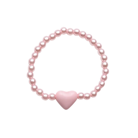 Heart Bracelet - Pink - HoneyBug 