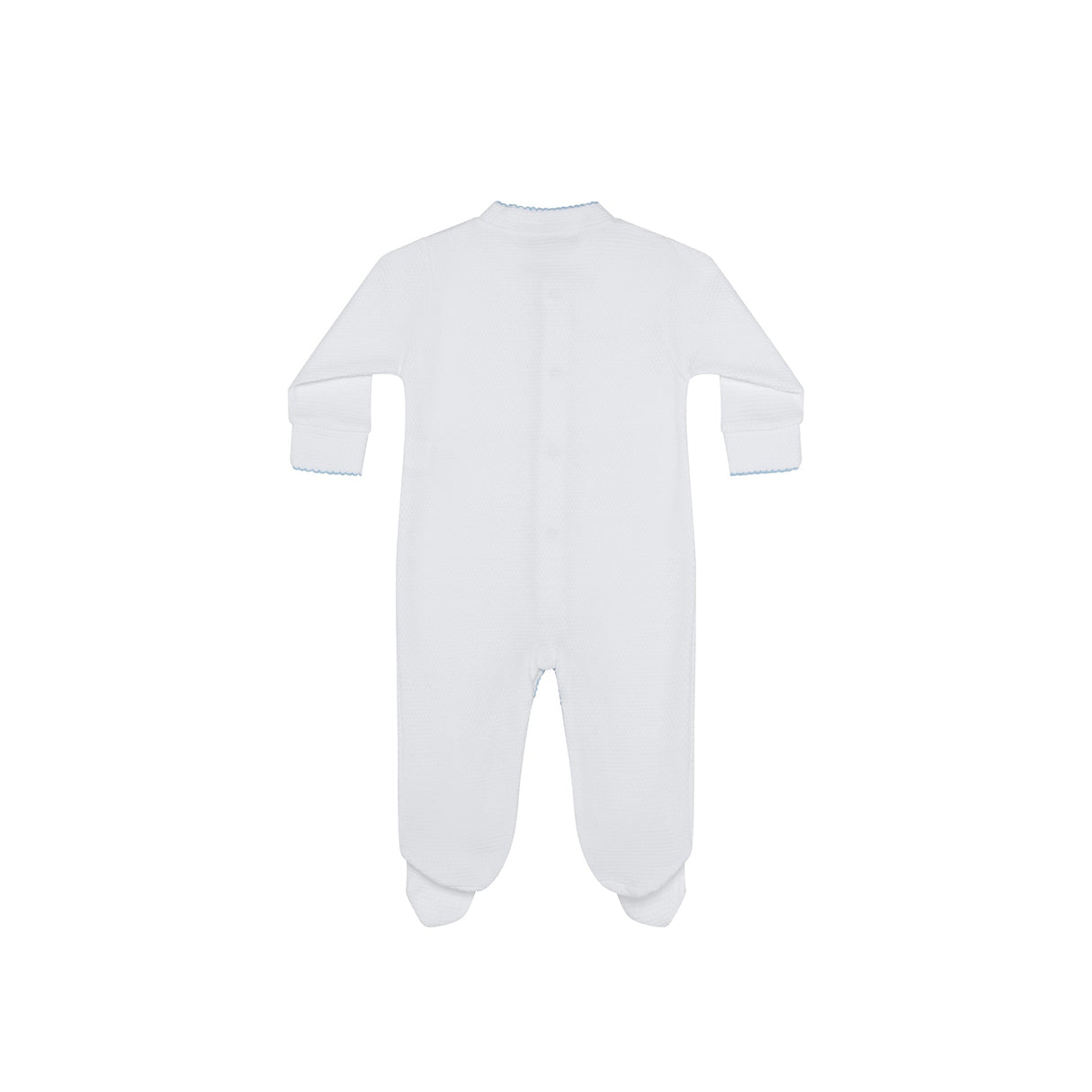 White Bubble Baby Footie - HoneyBug 