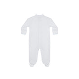 White Bubble Baby Footie - HoneyBug 