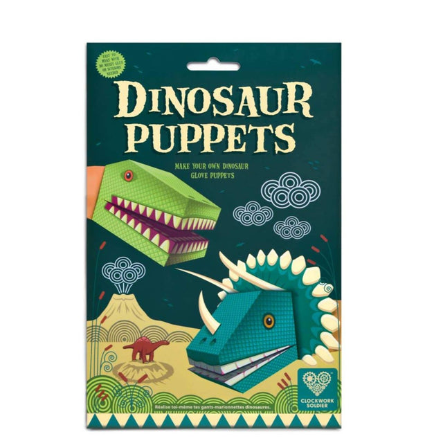 Create Your Own Dinosaur Puppets - HoneyBug 