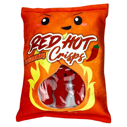 Mini Plushies - Red Hot Crisps - HoneyBug 