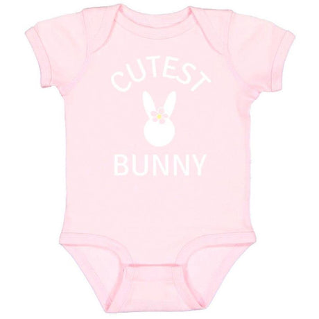 Cutest Bunny Short Sleeve Bodysuit - HoneyBug 