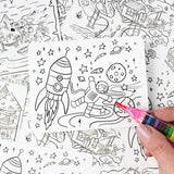 Box of 12 - Kids Color-In Postcard Kit - HoneyBug 