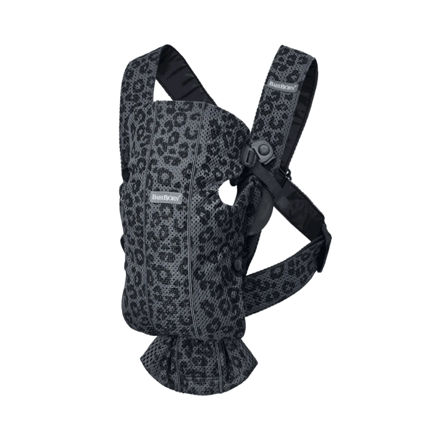 Baby Carrier Mini, 3D Mesh - Anthracite/Leopard Baby Carrier