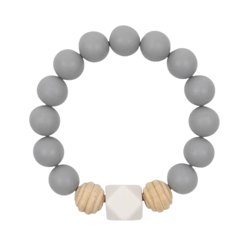 Nuby Teething Bracelets - Gray - HoneyBug 