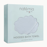 Organic Cotton Hooded Towel - Blue - HoneyBug 