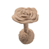 Natural Rubber Rattle Rose - Beige - HoneyBug 