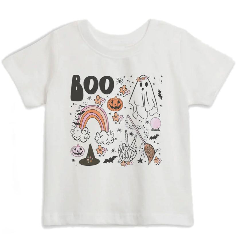 Boo Halloween Things - Kid's Tee - HoneyBug 