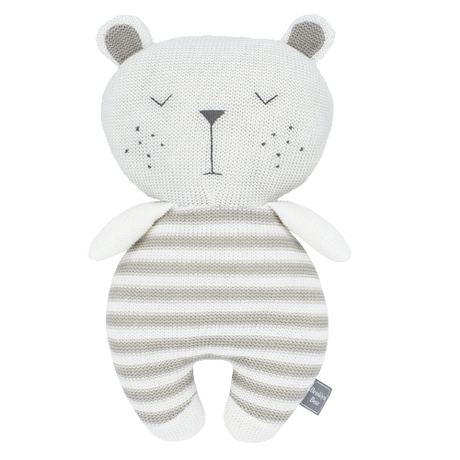 Cotton Knitted Toy - Brooklyn Bear - HoneyBug 